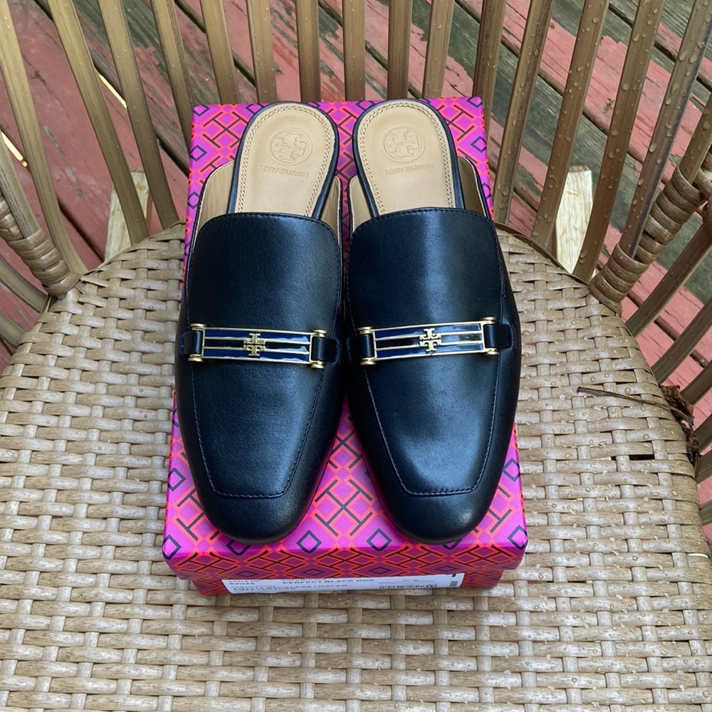 Tory Burch Amelia Backless Loafer Calf Leather